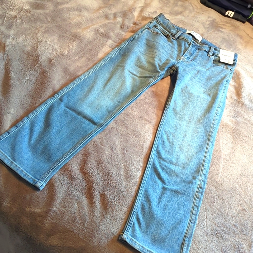 Boys straight stretch Jeans, Abercrombie, size 9/10 NWT